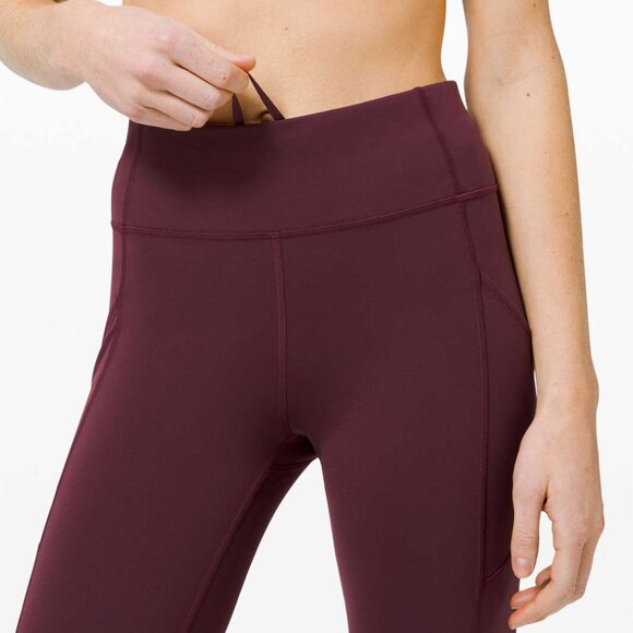 Lululemon Invigorate High-Rise Tight 25” Cassis Size 4 - Picture 3 of 10